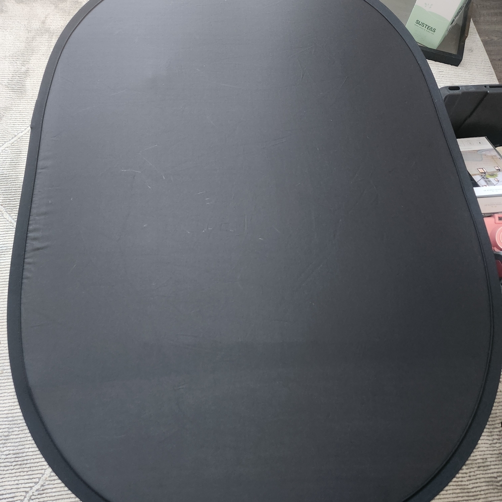Black Oval Photography Backdrop